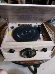 Victrola VTA-245B-FOT 4-in-1 Multi-Media Player - Farmhouse Oatmeal