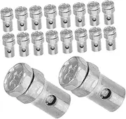 Alipis 20pcs Throttle Brake Cable Ends Metal for Bikes Off-road Quad Mini Motorcycles Replacement Parts