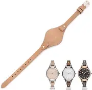 [Bullish] 8mm Spring Bar Genuine Leather Watch Strap Replacement for Fossil ES3148 ES4119 ES4176 ES3262 ES3077 (beige)