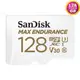 SanDisk 128GB 128G microSDHC【Max Endurance】microSD SD V30 U3 4K C10錄影記憶卡