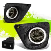 Factory Style Fog Lights+Bezel Covers+Switch for Honda Accord 13-15 Smoked Pair (for: Honda)
