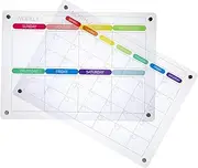 TOGEVAL 1 Dry Erase Board Planner for Refrigerator Wall Reusable Memo Board for Do Lists and Notes Easy to Clean Surface Practical Organization Tool