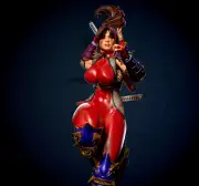 Painted Taki Statue 1/4 Sexy Video Game Figure