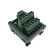 1-5 Channel Power Distribution Breakout Board Screw Terminal DIN Rail Mount 42