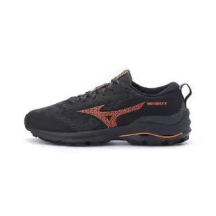 【MIZUNO 美津濃】WAVE RIDER GORE-TEX 防潑水寬楦慢跑鞋 黑 男鞋 J1GC228051