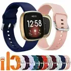 Watch Band Silicone Wrist Strap Classic Buckle For Fitbit Versa 3 4 / Sense 1 2