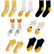 Funny Anime Socks Patterned Socks Cartoon Novelty Ankle Socks Unisex