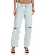 Pistola Lexi High Rise Straight Jeans in Solstice Distressed