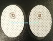 Small Snap-on Electrode Pads (2) for Digital Massage/TENS/Electronic Massager