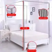 4 Corner Post Bed Canopy Mosquito Net Bracket (no Mosquito Net) Stainless Steel