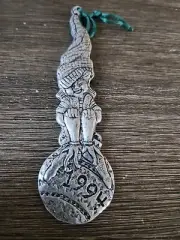 1994 Carson Pewter Christmas Gnome Ornament