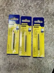 3 Pack Irwin Hanson High Carbon Steel Metric Plug Tap 4mm-0.75 1 pc.