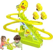 Sliding Track Toy Set,Cartoon Animal Sliding Track with Lights - Music Lighting Effect Early Educational Toys for Birthday, Children's Day, Back-to School Season, Halloween