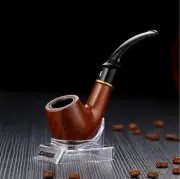 Classic Wood Bakelite Pipes large Size Gift Box with a Pouch and Stand