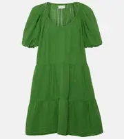 [Velvet] Velvet Helena cotton minidress AU 16 green