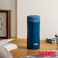 在飛比找博客來優惠-【THERMOS膳魔師】不鏽鋼真空保溫杯400ml 灰燼藍(