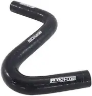 Aeroflow Z Silicone Heater Hose Black Id 1 25.4mm Wall 5mm 135/90Deg - AF9240-100