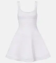 [Alaia] Alaïa Peplum mini dress AU 12 white