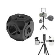 1/4" Bracket Cubic Mount Adapter Arri Converter For Tripod Camera Cage LED Light