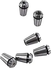 Oreilet Spring Collets Set, 15pcs ER11 Spring Collet Set for CNC Engraving Machine, Milling Lathe Tool, 65Mn Steel Chuck Nut, 1mm to 7mm