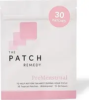 The Patch Remedy PreMenstrual Patch for Women - 30 Topical PMS Period Cycle Patches Containing Chasteberry Extract, Magnesium, Evening Primrose Oil, Dong Quai Extract, Curcumin, Vitamin B6 & E