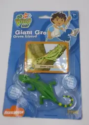 Go Diego Go Giant Gro Green Lizard + rescue card 2006 MIP Animal
