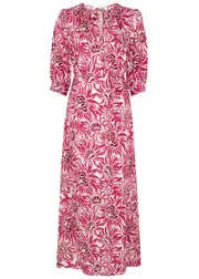 Diane Von Furstenberg Drogo Floral-print Woven Maxi Dress - Pink - S S