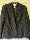 Sag Harbor Size 14 Black White Polka Dot Blazer Jacket NEW