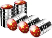 Tire Stem Caps, Tire Stem Caps Metal Valve Caps - Dustproof Leak-Proof Stem Covers Motorcycle Accessories for Motorcycles, Trucks &