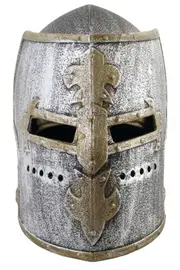 Knight Helmet Silver