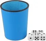 SUPVOX 1 Set Professional Party Dice Cups Comfortable Shaking Container for Game Props PU Material for Ktv Table Games