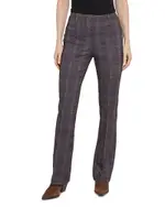 Lysse Pintuck Plaid Ponte Pants