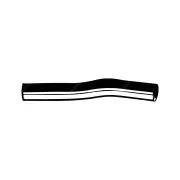 Gates Upper Radiator Hose for Mitsubishi L200 Express MA MB MC MD