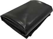 Black Pond Liner 3x4m 4x6m 5x8m 8x10m 10x15m Garden Pond Lining Foldable Fish Pools Membrane for Fountains Waterfall Streams and Artificial Lake(6x6m(19.7x19.7ft))