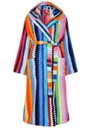 Missoni Cecil Zigzag Terry Robe - Multicoloured L (UK14 / L)