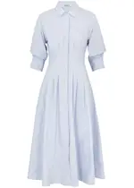Jonathan Simkhai Jazz Cotton-blend Midi Dress - Light Blue - M (UK12 / M) M (UK12 / M)