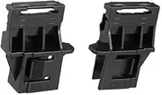 Yurefax 1 Pair Sunroof Sun Visor Fixed Buckle Sun Shade Clips LH RH Black Car Sun Visor Clip