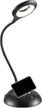 TEKLED® LED Desk Lamp | 5-Level Dimmable with Flexible Gooseneck | 3W Capacitive Touch Switch | 280LM with Rechargeable Battery | Eye Protection for Bedside Reading Office Work Students | 28 LED