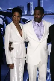 Naomie Harris Jamie Foxx arrive European premiere of Miami Vice at- Old Photo 1