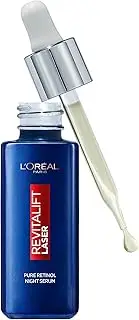 L’Oréal Paris, Night Serum, Hydrates and Renews Skin, Revitalift Laser Pure Retinol, 30 ml
