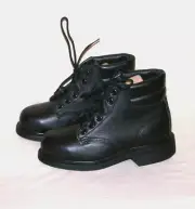 BATES Safety Toe Biltrite Sole Uniform Tactical Boots Shoes. Black. Size 4 W