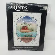 Vintage Janlynn NeedleArt Prints Ann Benson Embroidery #35-227 The Window