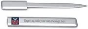 U.S Navy Chief Red E-7 Gunner's Mate GM Engraved Letter Opener