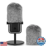 Geekria for Creators Furry Windscreen Compatible with Elgato Wave:1, Wave:3 M
