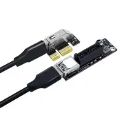 PCIE Riser Cable 10Gbps USB 3.0 PCI Express X1 to X1 Extension Cable3157