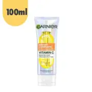 GARNIER BRIGHT COMPLETE VITAMIN C SERUM CLEANSER 100ml Facial Foam