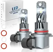 H11 Bulbs,Newest & Brightest H8/H9 Fog Light,Upgraded 33000LM 800% Super Brightness,Real 1:1 Mini Halogen Size,6500K Cool White,IP68 Waterproof Fog Lights,Plug-N-Play,Quick Installation,Pack of 2