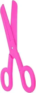 ABOOFAN Clown Scissors Funny Giant Scissors Carnival Decoration Large Shears Prop Cosplay Prop Performing Accessory Giant Shears Circus Decorations Plastic Pink