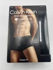 Calvin Klein Men's 3 Pack Low Rise Trunk Classic Fit Microfiber Underwear New