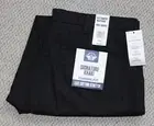 Men's DOCKERS Signature Khaki PANTS • Flat Front CLASSIC FIT Lux • 40x32 • BLACK